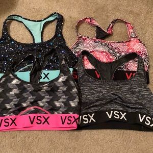 EUC VSX sports bra bundle